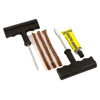 

6pcs/set Car Tubeless Tire Tyre Puncture Plug Repair Tools Kits Auto Car Accessories Motorcycle Bicycle Rubber Cement New