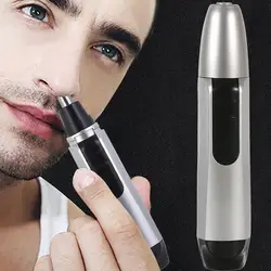 Portable Electric Nose Hair Trimmer Shaving Beard Remove Clipper Safety Face Care Fine Tune Noses And Ear Trimmer for Men Women