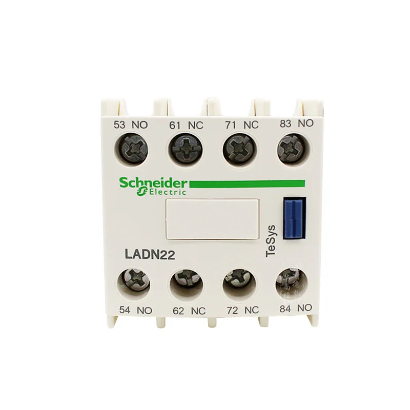 

Instantaneous AC contactor front mounting auxiliary contact, contact module, two normally open and two normally closed LADN22C