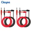 Cleqee P1039 4pcs/set 4mm Banana Plug to Test Hook Clip Test Lead Cable For Multimeter 1M 500V/5A ► Photo 1/6