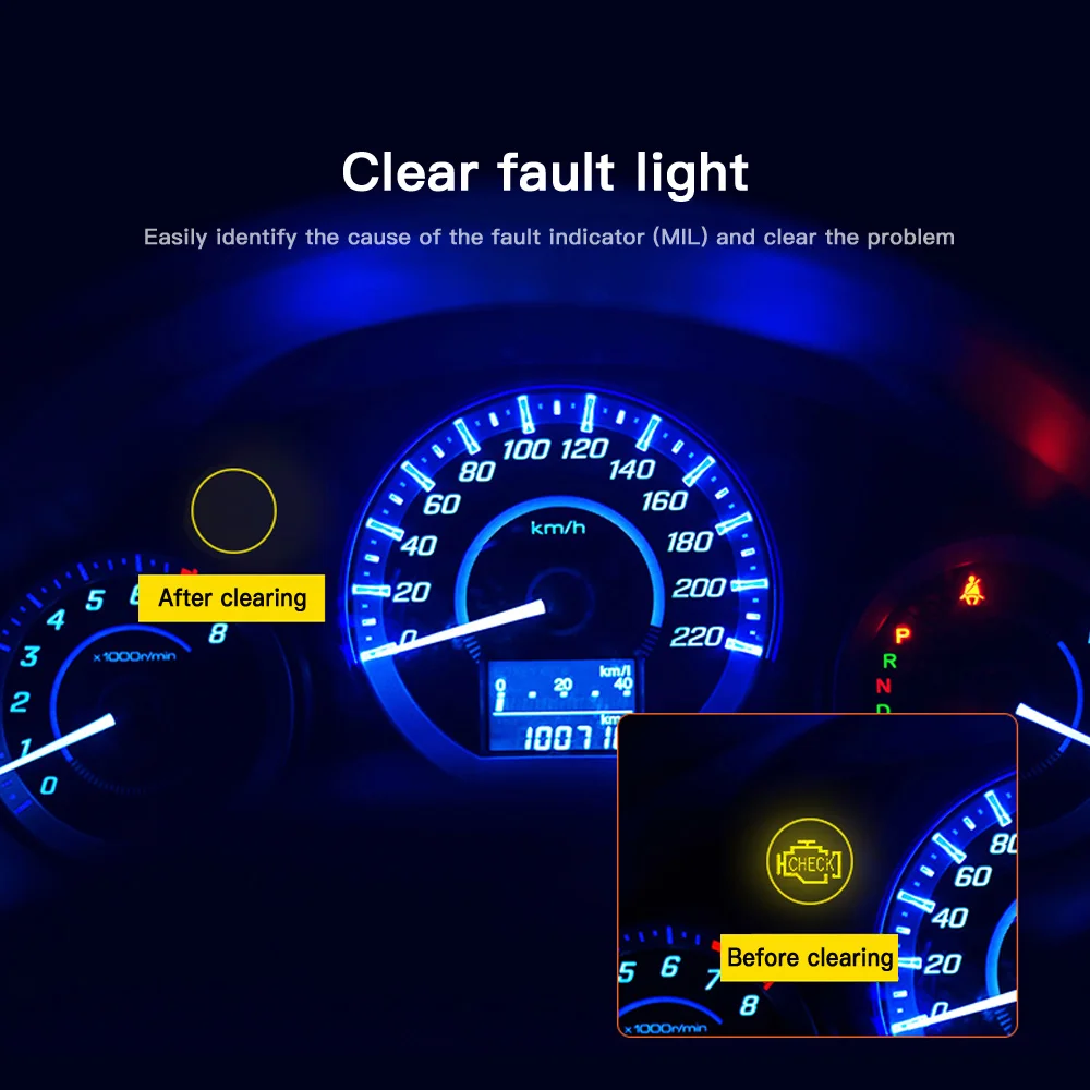 Vauxhall Astra Fault Code Reader OBD2 Car Diagnostic Scanner Reset Tool