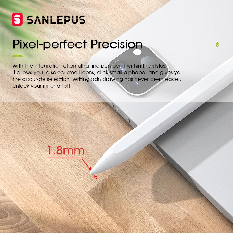 Ручка сенсорная SANLEPUS для Apple Pencil 2 iPad Pro 11 12 9 2020 2018 2019 6th 7th mini 5 Air 3 с блокировкой