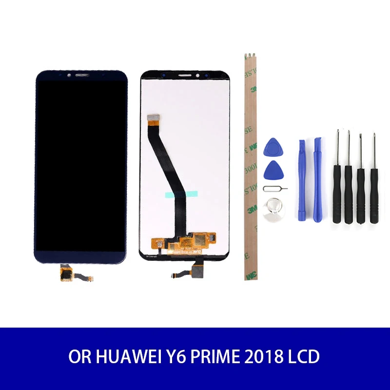 

Original LCD Display For Huawei Y6 Prime 2018 LCD Display Touch Screen Panel Digitizer Assembly With Frame 5.7inch+tool