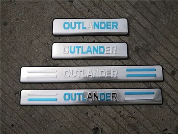 

ACCESSORIES FIT FOR 2007 2008 2009 2010 2011 2012 MITSUBISHI OUTLANDER STAINLESS DOOR SILL PLATE TRIM SCUFF PANEL PROTECTOR STEP