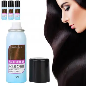 

75ML Disposable Hair Dye Coloring Cream White Hair Covering Complementary Color Spray Beauty Styling Tool Hair Color Wax