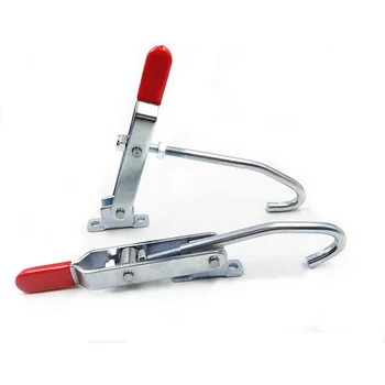 

J Hook Type Toggle Clamp 2Pcs 170Kg/375 Lbs Capacity Quick Holding Draw Latch Action Toggle Clamp Pull Hook Type (452)