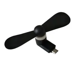 For Android Portable Cool Micro USB Fan 5V 1W Mobile Phone USB Fans Low Voice For Android Mobile Phone USB Power Supply