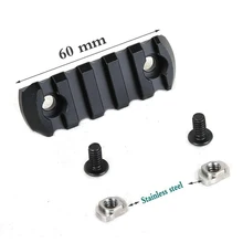 Охотничья рейка крепление 5-портовый Пикатинни аксессуары KeyMod Сфера железнодорожных Алюминий Железнодорожный раздел weawer рельс