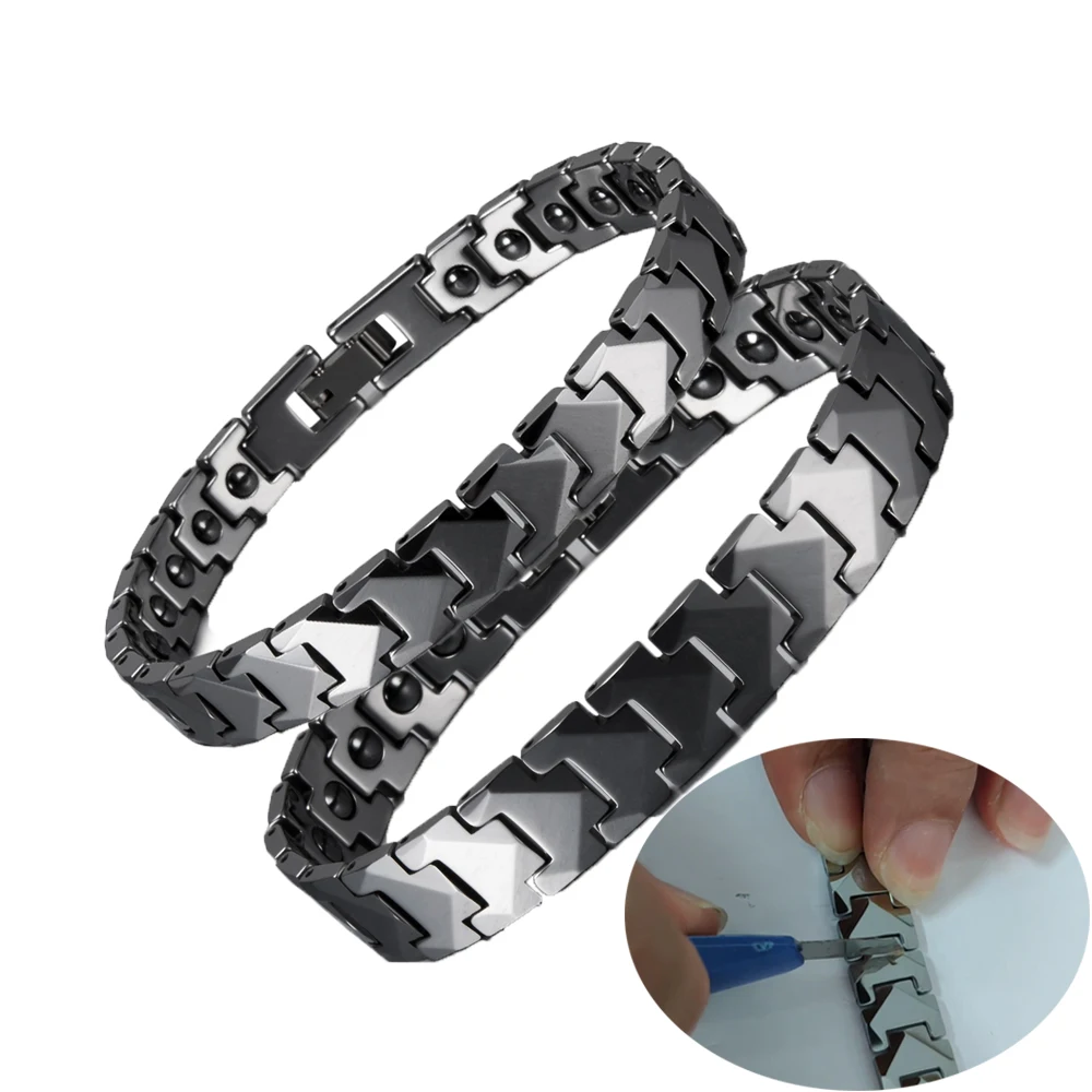 Magnetic Bracelet | Tungsten Carbide Energy Bracelet - Anti-scratch Aliexpress