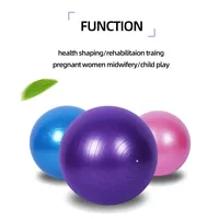 PVC Fitness Balls Yoga Ball Thickened Explosion-proof Exercise Home Gym Pilates Equipment Balance Ball 45cm/55cm/65cm/75cm/85cm 2