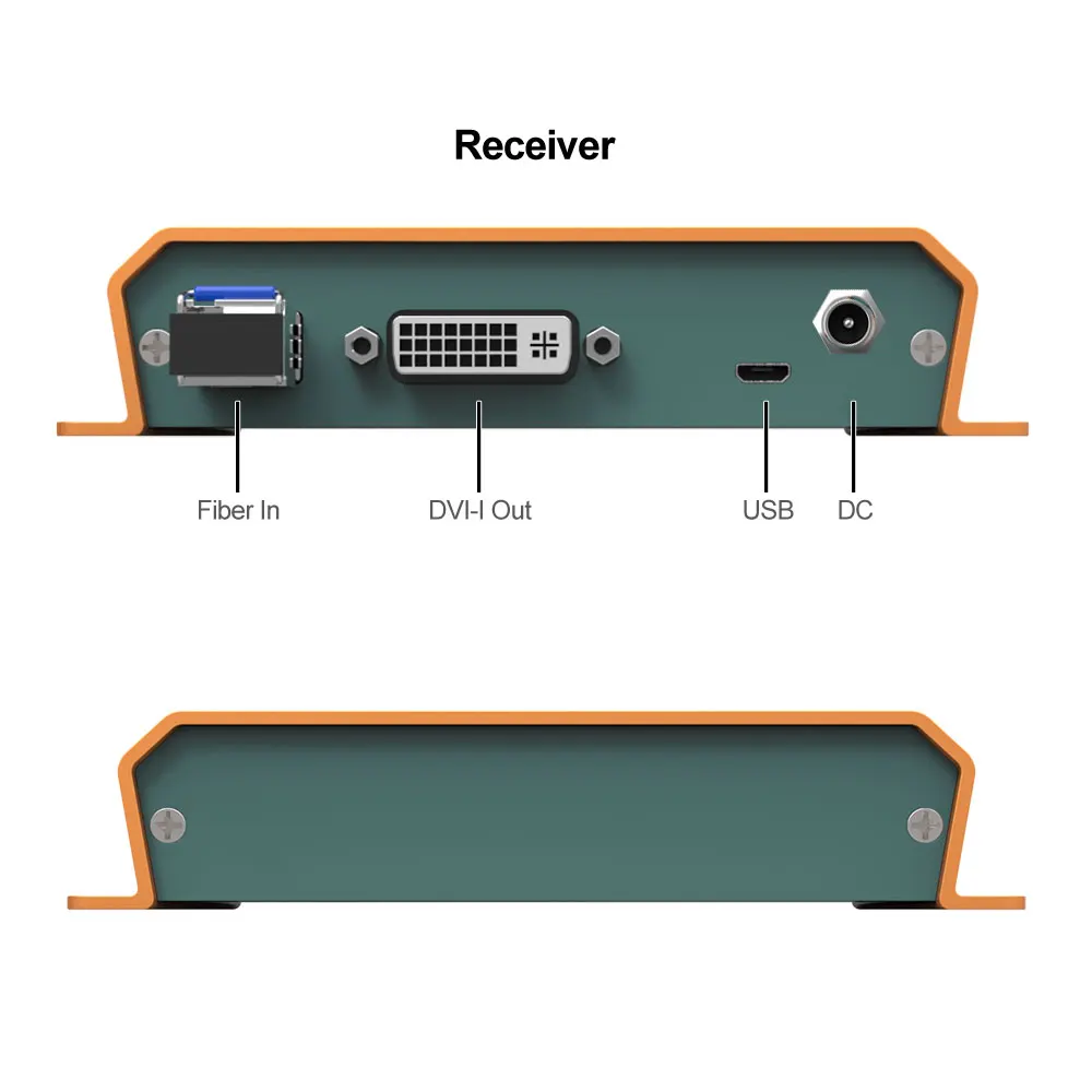 AVMATRIX FE1515 DVI-i по оптоволокну расширитель передатчик/приемник комплект с поддержкой одномодового LC simplex волокна расширения до 20 км