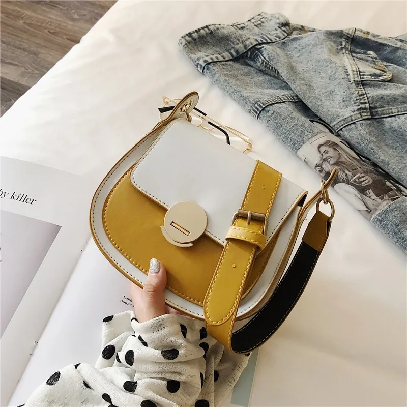 

Autumn New Style WOMEN'S Bag Pu Square Sling Bag Fashion Shoulder Bag Outdoor Casual Mobile Phone Bag Shoulder Bag