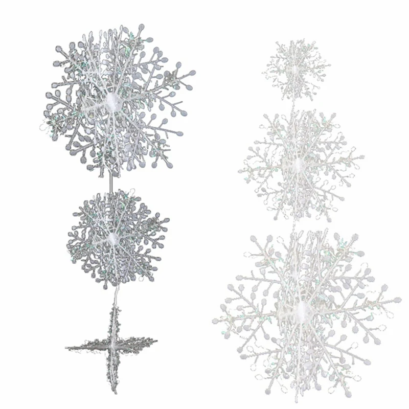 6Pc Snowflake Frozen Party Snowflake Christmas Decorations For Home Winter Decorations Wedding Party Decoration