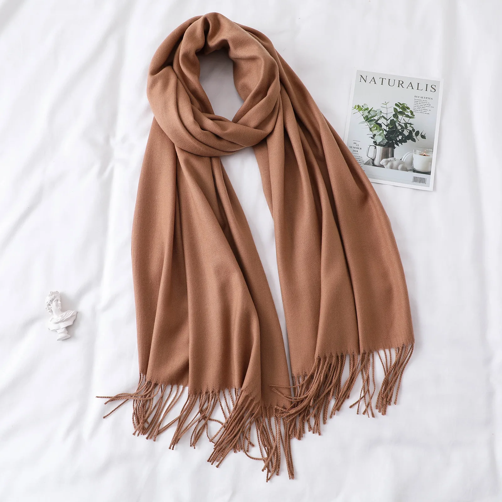 Плотный кашемир, Женский тёплый шарф-шаль Foulard Femme, Пашмина, шерсть, шаль, воротник, длинный осенне-зимний шарф, ladiesAC001
