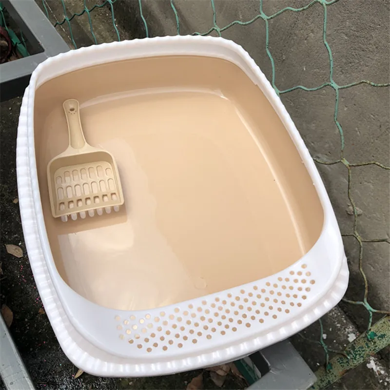 Semi-enclosed Toilet Bedpan Cat Top Quality Pet Cat Toilet Detachable High Fence Self Cleaning Cat Litter Box Semi-enclosed Toilet Bedpan Cat Top Quality Pet Cat Toilet Detachable High Fence Self Cleaning Cat Litter Box