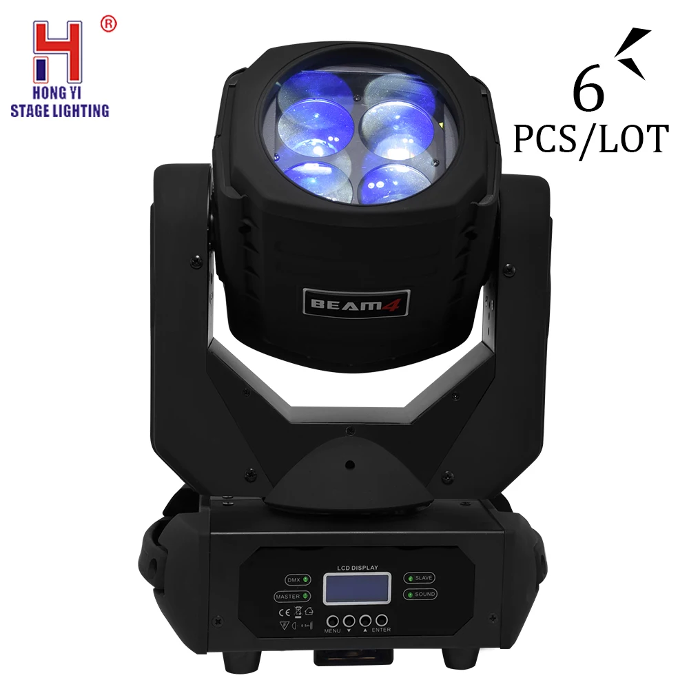 

Beam moving head 4x25W Super Beam Moving light good for dj disco bar nighr club (6pcs/lot)