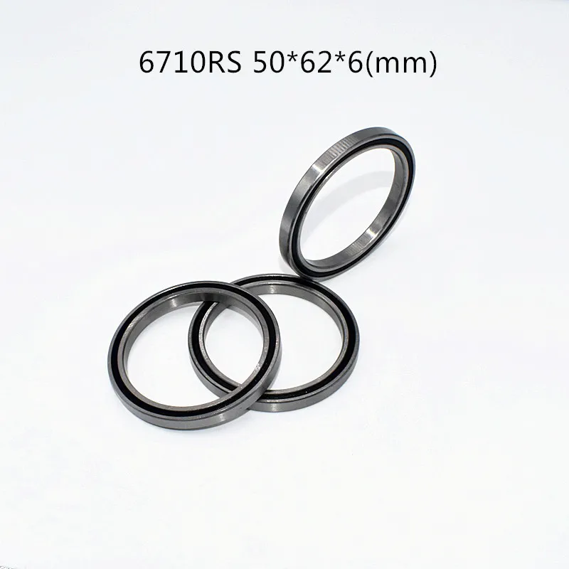 

Bearing 1pcs 6710RS 50*62*6(mm) free shipping chrome steel Rubber Sealed High speed Mechanical equipment parts