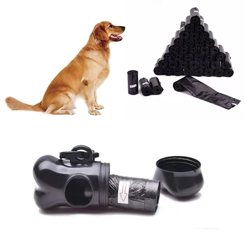 

Portable Dog Poop Bag Clean up Refill Rolls Waste Garbage Bags Carrier Holder Dispenser Pet Accessories With Dispenser