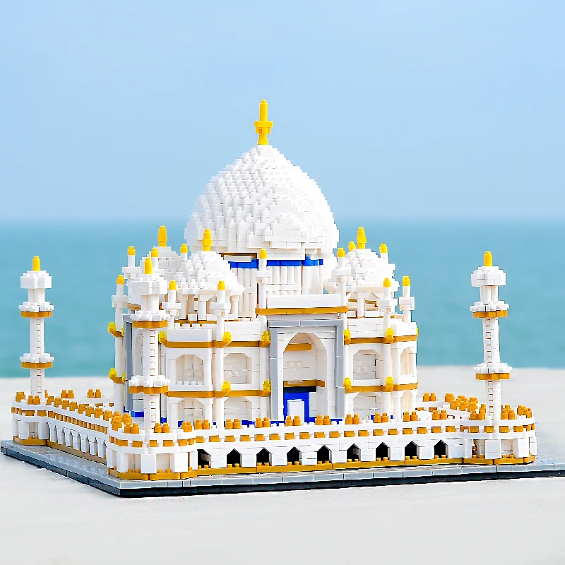 

Legoing Blocks World Famous Architecture Taj Mahal 3D Model Building 4019 Pcs Bricks Creator Educational Toys for Kids for