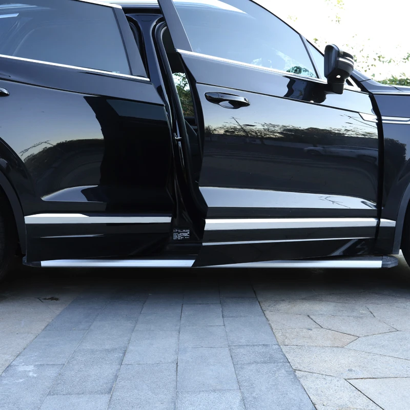 Подходит для Volkswagen 19 touareg край двери полосы кузова отделка из нержавеющей стали внешняя модификация специальная