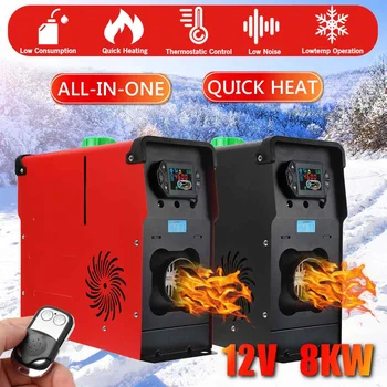 

8000W Air diesels Heater 8KW 12V One Hole Car Heater For Trucks Motor-Homes Boats Bus +LCD key Switch+English Remote