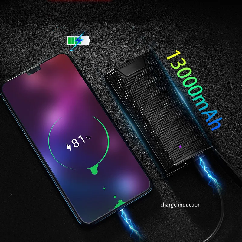  2019 plasma lighter 4 in one bluetooth speaker smart display power bank Lighters friend Gifts