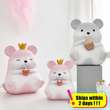 

Piggy Bank Large Money Box Coin Bank Coin Box Mouse Saving Box Money Box for Kids Home Decoration Accessories Creative Cute