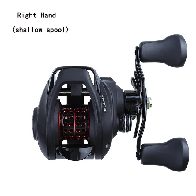 BF2000 Baitcasting Reel High Speed 7.2:1 Gear Ratio 12+1BB Fishing Reel Magnetic Brake System Ultralight Fishing Reel - Цвет: Right (shallow )