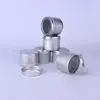60ml Round Metal Aluminum Tin Containers Jars Cans With Window Screw Top Cans Cosmetic Sample Containers Candle Travel Tins Jars 2
