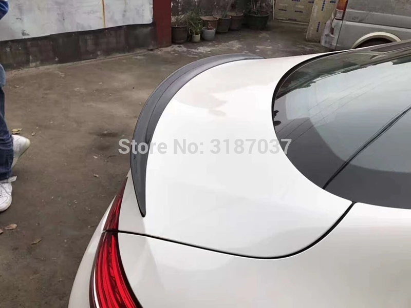 Для Benz W205 две двери C180 C250 C350 C63 ABS пластик Неокрашенный задний спойлер на крыло