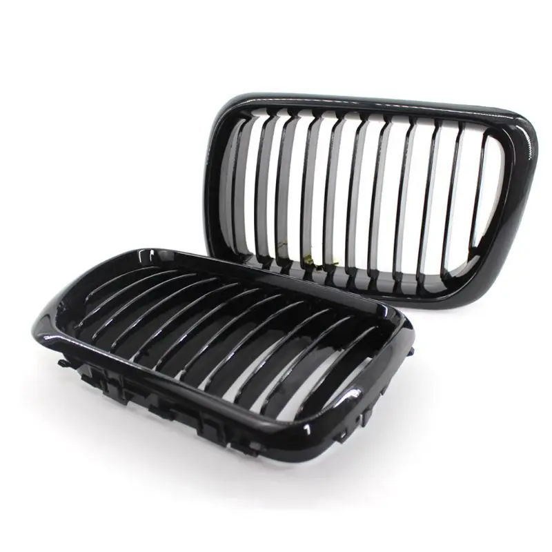 

Front Kidney Grille Gloss Black Grills for E36 1997-1999 Refit Part U1JF