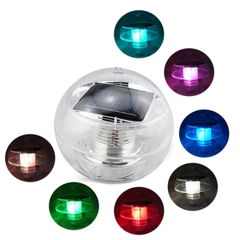 

Solar Operated Submersible Floating Pool Light LED Night light Lamp Waterproof Fish Tank Pond Swimming Pool Pond Party Decor