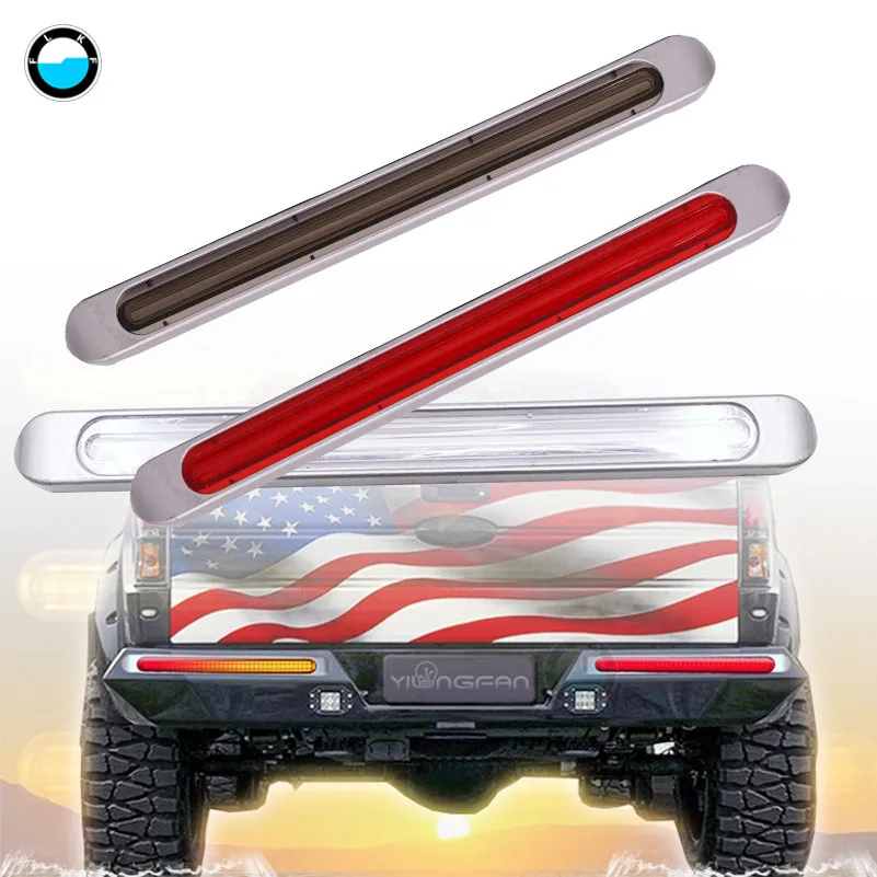 2pcs Waterproof 72LED light guide two-color water steering taillights ATV Trailer Truck LED Tail Light Lamp Car Taillight Revers |