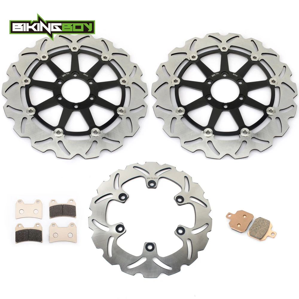 BIKINGBOY для поездок на мотоцикле Ducati 696 800 1000 Монстр 750 800 900 1000 SS Supersport 996 ST4 спереди и сзади тормозные диски роторы колодки
