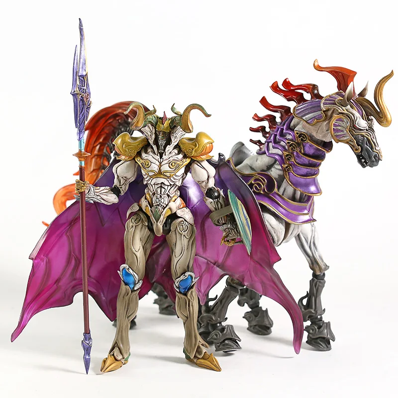 Final Fantasy XIII FF13 Odin+ Hourse Play Arts Kai фигурка Коллекционная ПВХ Модель игрушка фигурка