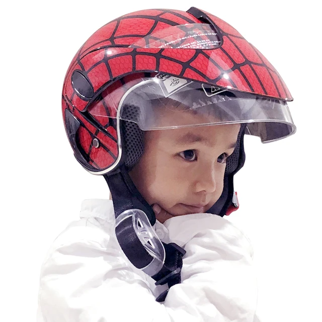 Motorcycle Children Helmet Cycling Safety Helmet for Girls Boys Half Helmet Kid For Outdoor Sports Riding Four Seasons 48cm-54cm