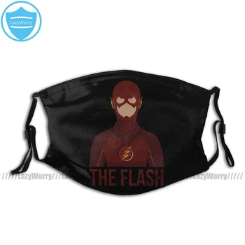 

The Flash Mouth Face Mask The Flash Facial Mask Cool Kawai with 2 Filters for Adult