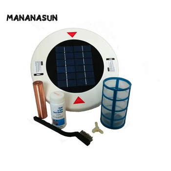 Solar Swimming Pool Ionizer Water Purifier Prevent Algae Keep Pool Clear Up to 22,000 Gal