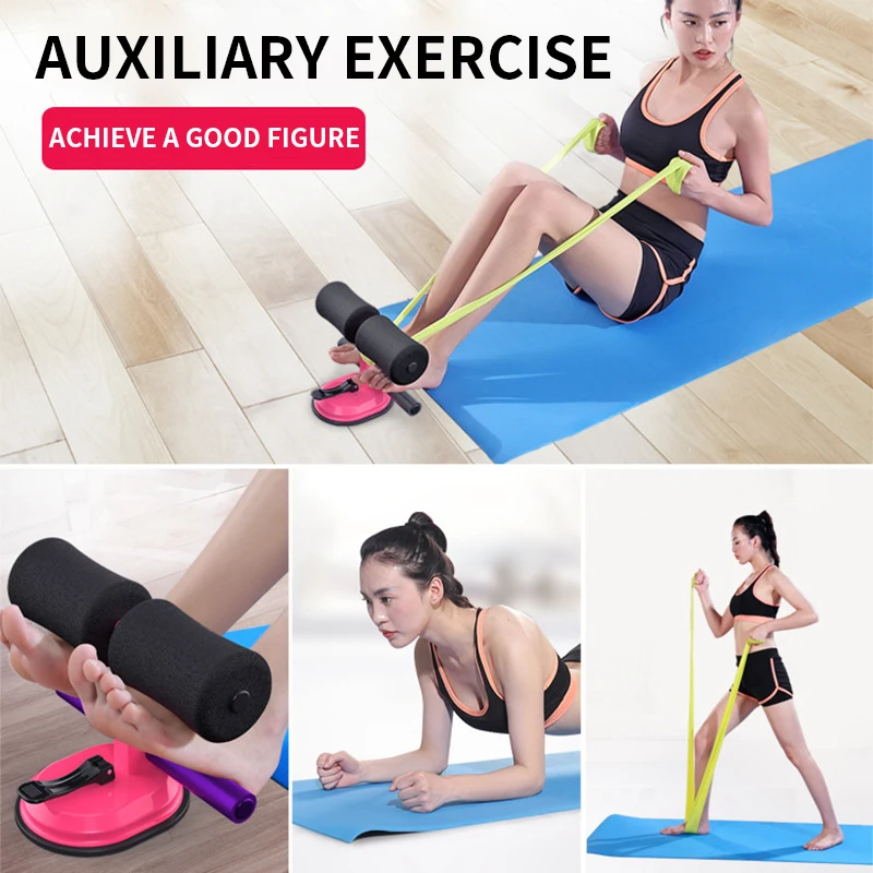 Household Sit-ups Aids Lazy Waist And Abdomen Shaping Volume Belly Suction Cup Type Fitness Equipment Parallel Bars