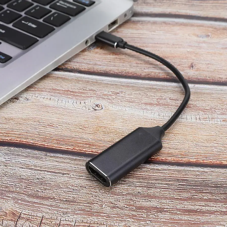 Адаптер переходник для проекционного экрана телефона с разъемами типа C и HDMI 4K 30