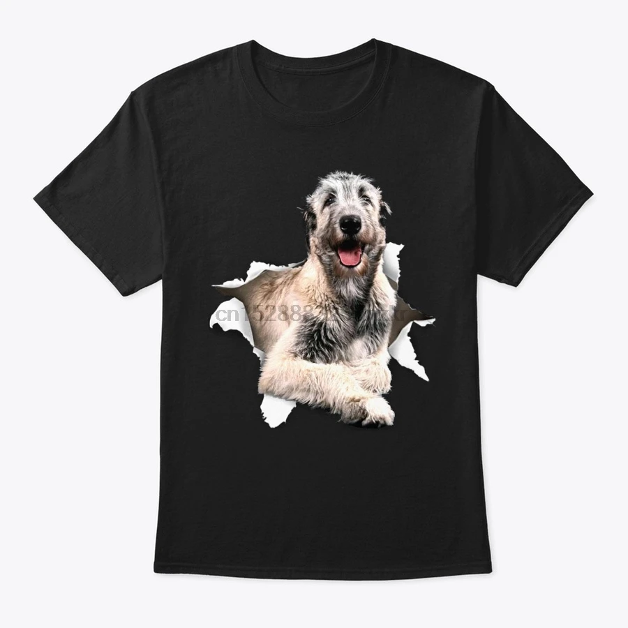 Мужская футболка Irish Wolfhound Torn T Shirt (2) женская футболка|Футболки| |
