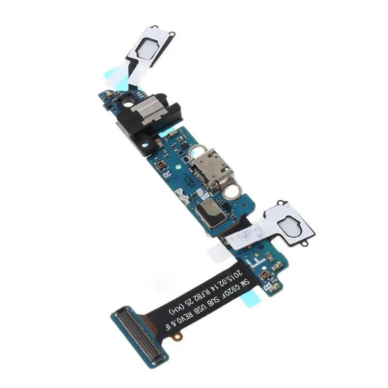 Замена гибкого кабеля Разъем для наушников микрофон USB порт зарядная док-станция Разъем для samsung Galaxy S6 G920F LX9A