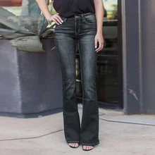 Женские сексуальные обтягивающие ретро джинсовые штаны со средней талией, женские модные джинсы, женские повседневные обтягивающие брюки размера плюс