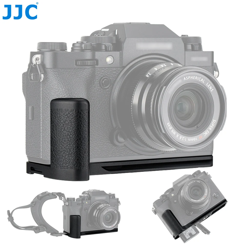 JJC Camera Grip JJC XM5 Metall Kamera Handgriff Für Fujifilm Fuji X-M5 Zilveren Camera Handvat JJC Camera Grip JJC XM5 Metall Kamera Handgriff Für Fujifilm Fuji X-M5 Zilveren Camera Handvat