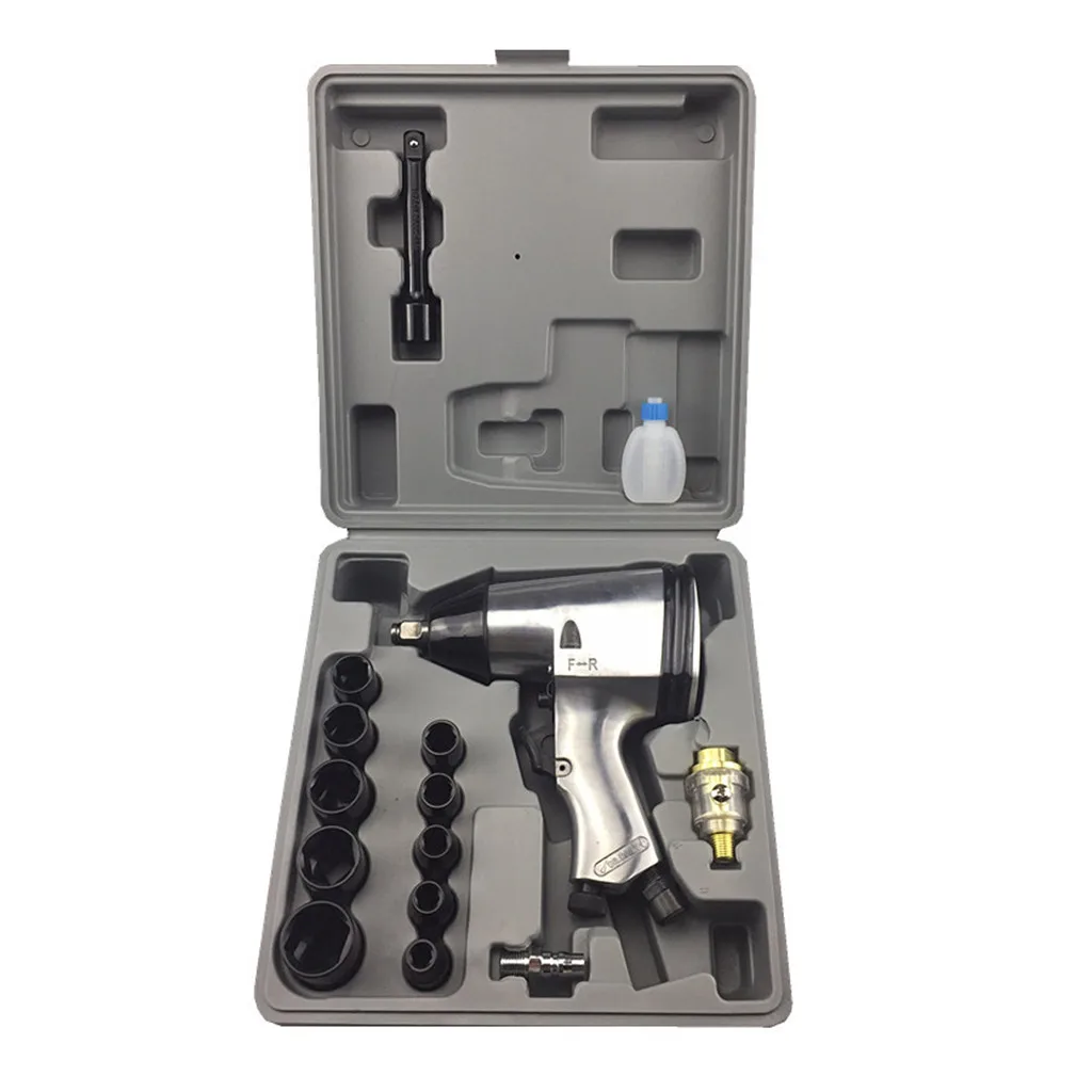 Air Screwdriver Compressed 1/2 Inch Bolt Wheel Shell Air Impact Wrench Pneumatic wheel disassembly wind gun Home Improvement