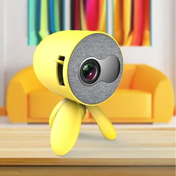 

YG220 LED Home Mini Projector Support 1080P HD USB AV Portable Projector Media Player KQS8