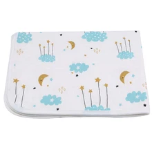 Детские непромокаемые пеленки для пеленания мочи, детские пеленки с мультипликационным рисунком, Многоразовые детские пеленки, пеленальный матрас, пеленальный коврик для младенцев, постельные принадлежности