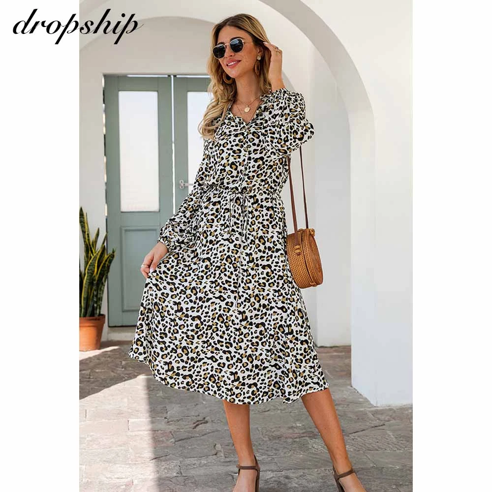 leopard dress maxi