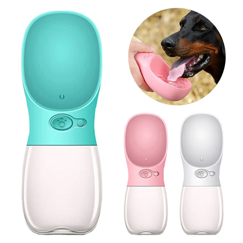 

HIPET Dog Travel Bottle Puppy Drinking Bottle Outdoor Travel Portable Water Dispenser for Small Large Dogs Pet Cat Water Feeder