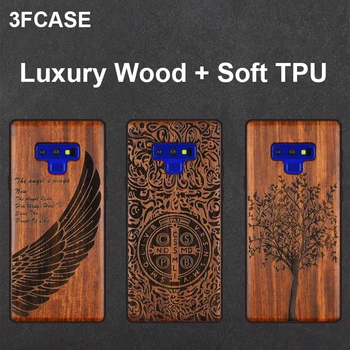 

Wooden S10 Plus Case For Samsung S10 Case Luxury Real Wood S9 Plus Cover Note 9 Coque For Samsung Galaxy S10 Plus Note 9 Funda